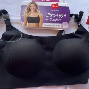 Hanes wire free ultra light comfort bra extra small